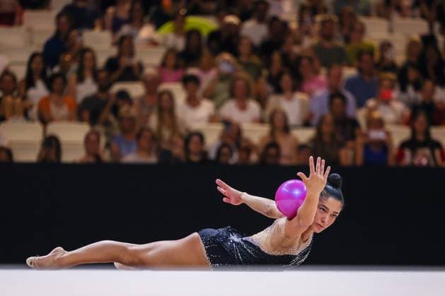 Rhythmic gymnastics, Rhythmische Sportgymnastik, RSG FIG World Championships 2026 Frankfurt in Frankfurt am Main, Germany - 12 08 2026 Sofia Raffaeli (ITA) seen during Rhythmic Gymnastics FIG World Championships 2026 Frankfurt Rhythmic Gymnastics FIG World Championships 2026 Frankfurt in Frankfurt am Main Frankfurt am Main Germany Copyright: xFabrizioxCarabellix xSOPAxImagesx Fabrizio-Carabelli-1441794