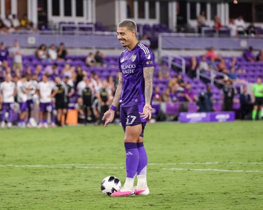 August 12, 2026, Orlando, Florida, USA: Orlando City SC defender IAGO TEODORO DA SILVA NOGUEIRA (57) reacts during penalty kicks during a match against Atlo tico San Luis. Orlando City SC hosted Athletico San Luis in a Leagues Cup match at Inter.Co Stadium in Orlando, FL. Orlando USA - ZUMAm299 20260812_znp_m299_008 Copyright: xTaylorxMcFeex