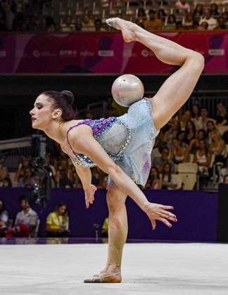 August 12, 2026, Frankfurt, Hesse, Germany: Brazilian gymnast MARIA EDUARDA ALEXANDRE competes in the 42nd Rhythmic gymnastics, Rhythmische Sportgymnastik, RSG World Championships qualifiers in the Festhalle in Frankfurt, Hesse, Germany on Wednesday, August 12, 2026. 2026 Rhythmic Gymnastics World Championships Qualifying - ZUMAd168 20260812_zsp_d168_050 Copyright: xKaixDambachx