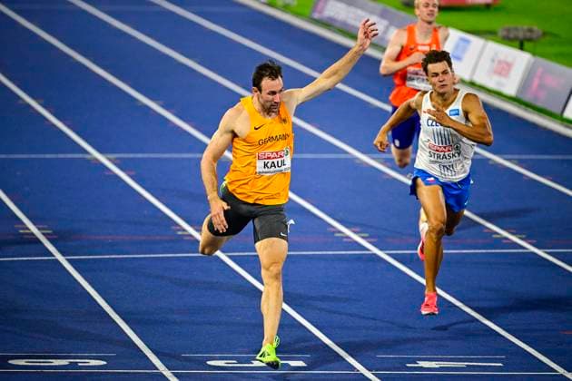 Niklas KAUL, Germany, USC Mainz, Men s 100m Decathlon, GBR, European Athletics Championships, Track and Field, August 12, 2026, GBR, European Athletics Championships, Track and Field, August 12, 2026, Birmingham Copyright: xEibnerxPressefoto JanxPapenfussx EP_JPS
