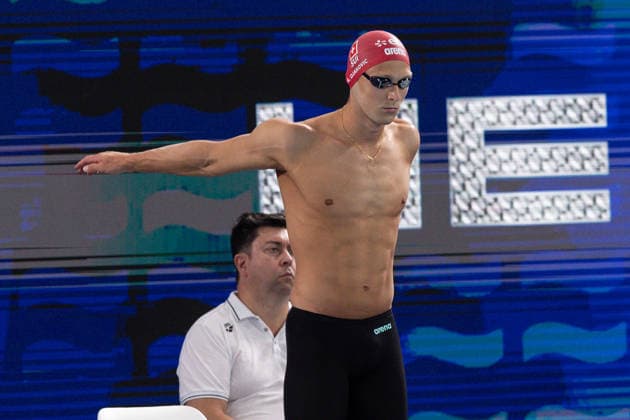 European Aquatics Championships Swimming Day 4 Antonio Djakovic during European Aquatics Championships Swimming Day 4 in Paris, France, on August 13, 2026 Paris France  Copyright: xFotoxOlimpikx originalFilename:jastrzebowski-european260813_npK0S