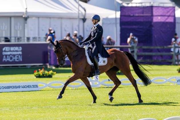 AACHEN FEI World Championships 2026, AACHEN FEI World Championships 2026 LUEBBEKE Libussa GER, Caramia FRH FEI Eventing World Championship Dressage Part 1 Team and Individual Aachen, Reitstadion Soers, August 13, 2026
