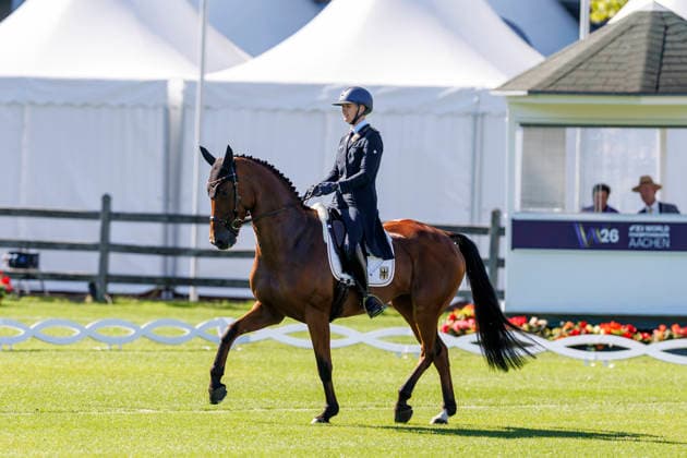 AACHEN FEI World Championships 2026, AACHEN FEI World Championships 2026 LUEBBEKE Libussa GER, Caramia FRH FEI Eventing World Championship Dressage Part 1 Team and Individual Aachen, Reitstadion Soers, August 13, 2026