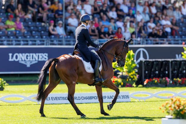AACHEN FEI World Championships 2026, AACHEN FEI World Championships 2026 LUEBBEKE Libussa GER, Caramia FRH FEI Eventing World Championship Dressage Part 1 Team and Individual Aachen, Reitstadion Soers, August 13, 2026