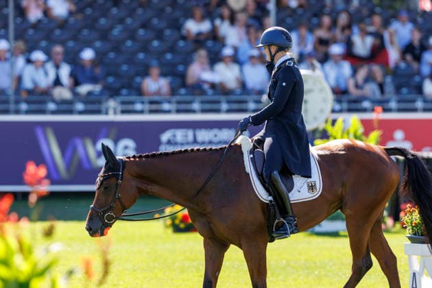 AACHEN FEI World Championships 2026, AACHEN FEI World Championships 2026 LUEBBEKE Libussa GER, Caramia FRH FEI Eventing World Championship Dressage Part 1 Team and Individual Aachen, Reitstadion Soers, August 13, 2026