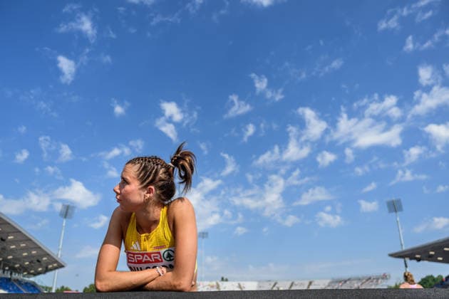 August 13, 2026: Engla Nilsson of Sweden competes in the women’s high jump qualifying round on Day 4 of the 2026 European Athletics Championships on August 13, 2026 in Birmingham. Photo by Mathias Bergeld, BILDBYRAN, code MB MT1068. track and field athletics friidrett friidrotts em em friidretts em 2026 European Athletics Championships 4 bbeng high jump high jump women Sweden sSweden  Copyright: MATHIASxBERGELD BB260813MB004