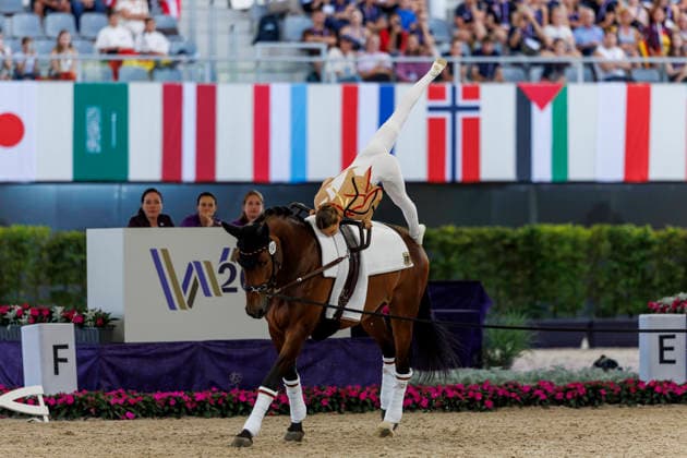 Aachen FEI World Championships 2026, Aachen FEI World Championships 2026 LAYHER Alica GER, FBW Candy FEI Vaulting World Championship Individual Female Aachen, Soers Equestrian Stadium, August 13, 2026