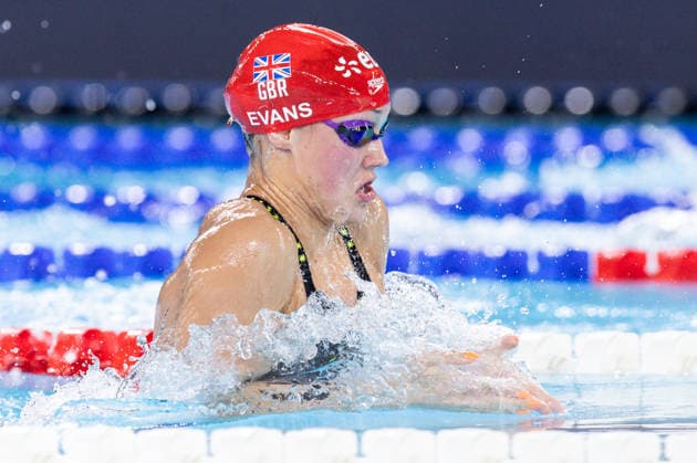 European Aquatics Championships Swimming Day 4 Angharad Evans during European Aquatics Championships Swimming Day 4 in Paris, France, on August 13, 2026 Paris France  Copyright: xFotoxOlimpikx originalFilename:jastrzebowski-european260813_npTUN