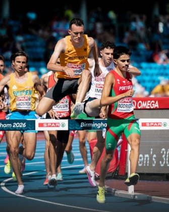 Niklas Buchholz, Franconia Athletics, Men s 3000m Steepchase, GBR, Track and Field, Athletics, 2026 European Athletics Championships, 2026 European Track and Field Championships, Birmingham 2026, August 9, 2026, GBR, Track and Field, Athletics, 2026 European Athletics Championships, 2026 European Track and Field Championships, Birmingham 2026, August 9, 2026, Birmingham Copyright: xStefanxMayerx EP_SMR