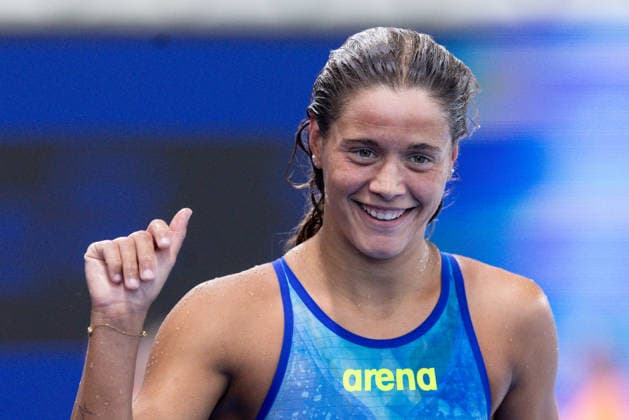 European Aquatics Championships Swimming Day 4 Artemis Vasilaki during European Aquatics Championships Swimming Day 4 in Paris, France, on August 13, 2026 Paris France  Copyright: xFotoxOlimpikx originalFilename:jastrzebowski-european260813_npsHV