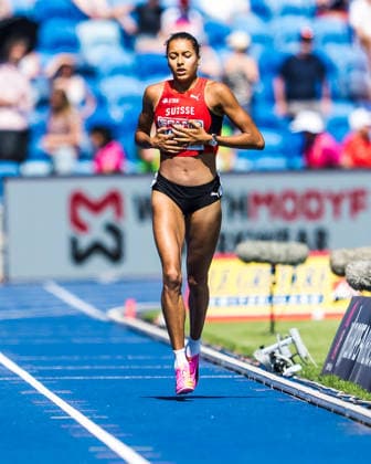 European Athletics Championships, Birmingham, August 13, 2026 BIRMINGHAM, UNITED KINGDOM AUGUST 13 Audrey Werro of Switzerland on the home stretch after she was eliminated from the semifinals of the women s 800 m on August 13, 2026, in Birmingham, United Kingdom Copyright: xBEAUTIFULxSPORTS UlfxSchillerx