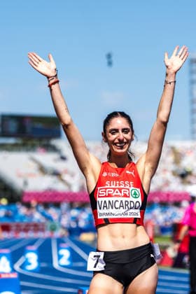 European Athletics Championships, Birmingham, August 13, 2026 BIRMINGHAM, UNITED KINGDOM AUGUST 13 Veronica Vancardo of Switzerland reacts after qualifying for the final of the women’s 800-meter race at the European Athletics Championships on August 13, 2026, in Birmingham, United Kingdom Copyright: xBEAUTIFULxSPORTS UlfxSchillerx