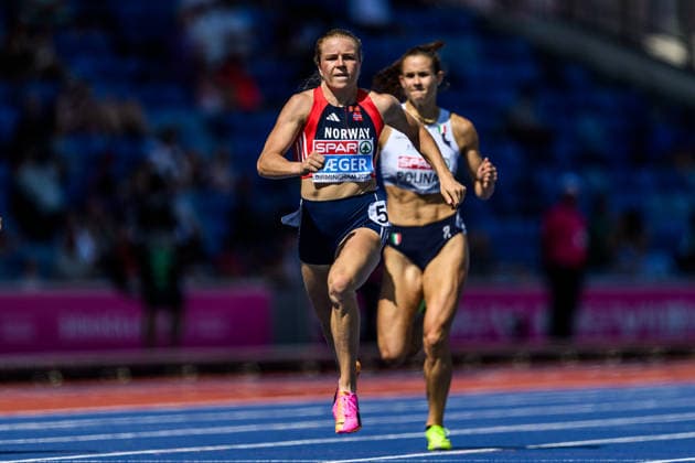 August 13, 2026: Henriette Jaeger of Norway competes in the women’s 400-meter semifinal on Day 4 of the 2026 European Athletics Championships on August 13, 2026 in Birmingham. Photo by Mathias Bergeld. BILDBYRAN code MB MT1068. track and field, athletics, friidrett, friidrotts EM, 2026 European Athletics Championships, 400 meters, Norway, women  Copyright: MATHIASxBERGELD BB260813MB066