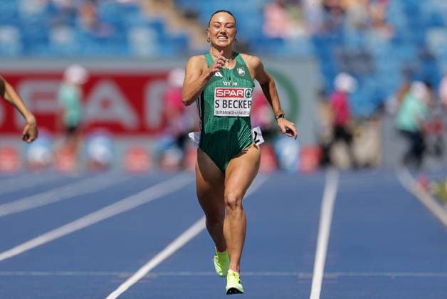 2026 European Athletics Championships, Alexander Stadium, Birmingham, England 13 8 2026 Women™s 400m Semi-Final Ireland™s Sophie Becker on her way to finishing eighth Sophie Becker on her way to finishing eighth 13 8 2026  Copyright: xx 0U6A1082_1