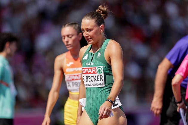 2026 European Athletics Championships, Alexander Stadium, Birmingham, England 13 8 2026 Women™s 400m Semi-Final Ireland™s Sophie Becker after finishing eighth Sophie Becker after finishing eighth 13 8 2026  Copyright: xx 0U6A1088
