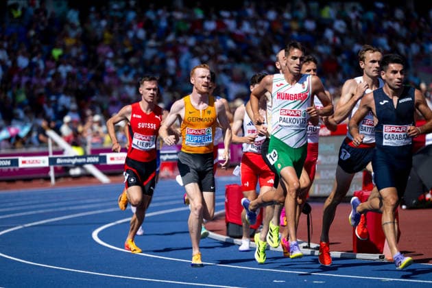 August 13, 2026, GBR, Track and Field, 2026 European Championships, Morning Session, Day 4, Birmingham; Frederik Ruppert, Germany, Men s 3,000-meter Steeplechase, Heats, Birmingham Alexander Stadium, England, Great Britain Copyright: xNordphoto Memmlerx