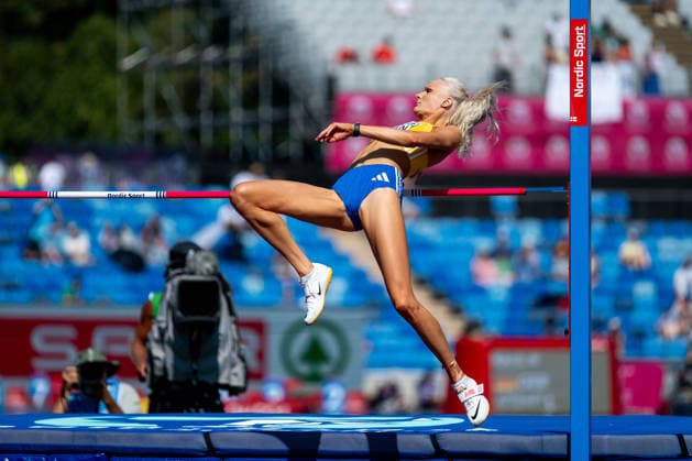 August 13, 2026, GBR, Track and Field, 2026 European Championships, Morning Session, Day 4, Birmingham; Louise Ekman (Sweden), Women s High Jump, Qualifying Round, Alexander Stadium, Birmingham, England, Great Britain Copyright: xNordphoto Memmlerx