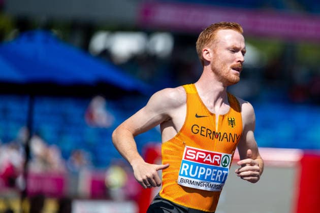August 13, 2026, GBR, Track and Field, 2026 European Championships, Morning Session, Day 4, Birmingham; Frederik Ruppert, Germany, Men s 3,000-meter Steeplechase, Heats, Birmingham Alexander Stadium, England, Great Britain Copyright: xNordphoto Memmlerx