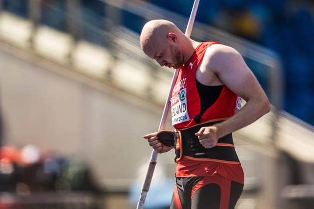 European Athletics Championships, Birmingham, August 13, 2026 BIRMINGHAM, UNITED KINGDOM AUGUST 13 Simon Wieland of Switzerland during the men s javelin throw qualifying round at the European Athletics Championships in Birmingham on August 13, 2026, in Birmingham, United Kingdom Copyright: xBEAUTIFULxSPORTS UlfxSchillerx