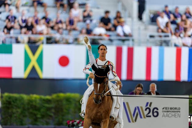 AACHEN FEI World Championships 2026, AACHEN FEI World Championships 2026 BRUESEWITZ Thomas GER, Belistano HF FEI Vaulting World Championship Individual Male Aachen, Reitstadion Soers, August 13, 2026