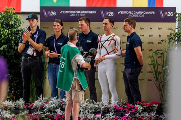 AACHEN FEI World Championships 2026, AACHEN FEI World Championships 2026 Team Germany, Thomas BRUESEWITZ (GER), Alexandra KNAUF (GER) – Longe, FEI Vaulting World Championship, Individual Men’s Event, Aachen, Soers Equestrian Stadium, August 13, 2026