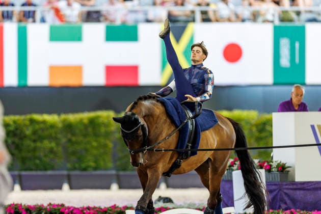 Aachen FEI World Championships 2026, Aachen FEI World Championships 2026 JABET Quentin FRA, Estado IFCE FEI Vaulting World Championship Individual Men s Event, Aachen, Soers Equestrian Stadium, August 13, 2026
