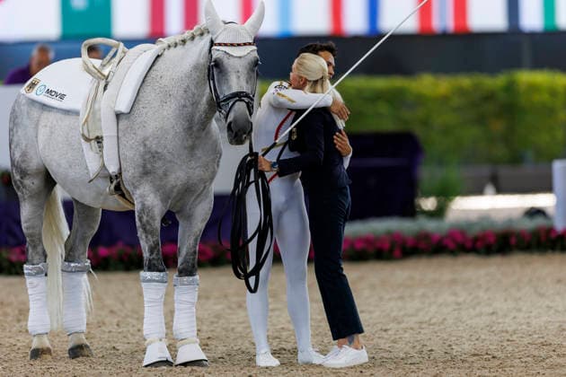 AACHEN FEI World Championships 2026, AACHEN FEI World Championships 2026 LEHNEN Bela GER, Max, KAUSS Sarah GER Longe FEI Vaulting World Championship Individual Male Aachen, Reitstadion Soers August 13, 2026