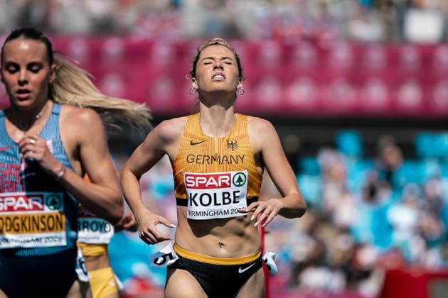Smilla Kolbe, Eintracht Frankfurt, Women s 800m, GBR, Track and Field, Athletics, 2026 European Athletics Championships, 2026 European Track and Field Championships, Birmingham 2026, August 9, 2026, GBR, Track and Field, Athletics, 2026 European Athletics Championships, 2026 European Track and Field Championships, Birmingham 2026, August 9, 2026, Birmingham Copyright: xStefanxMayerx EP_SMR