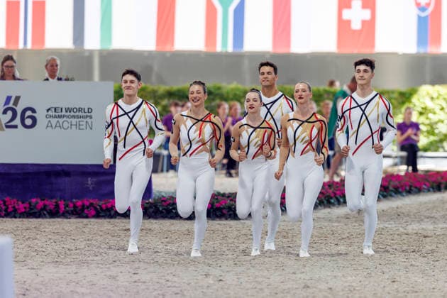 AACHEN FEI World Championships 2026, AACHEN FEI World Championships 2026 Team Germany FEI Vaulting World Championship Squad Compulsory Test Groups Aachen, Soers Equestrian Stadium, August 13, 2026