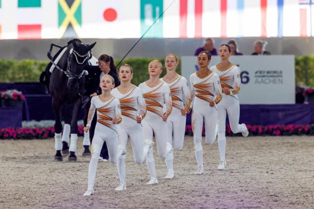 AACHEN FEI World Championships 2026, AACHEN FEI World Championships 2026 Team Belgium FEI Vaulting World Championship Squad Compulsory Test Groups Aachen, Soers Equestrian Stadium, August 13, 2026