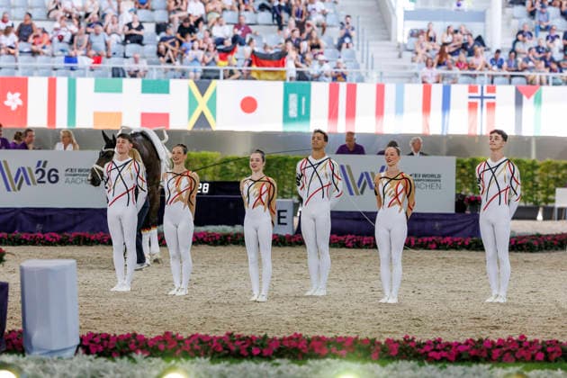 AACHEN FEI World Championships 2026, AACHEN FEI World Championships 2026 Team Germany FEI Vaulting World Championship Squad Compulsory Test Groups Aachen, Soers Equestrian Stadium, August 13, 2026