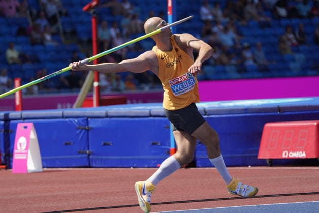 Birmingham, Track and Field, Athletics, EAA, 2026 European Athletics Championships in Birmingham, August 10–17, 2026, Alexander Stadium, Birmingham, United Kingdom, Men’s Javelin Throw, Julian Weber, Germany (GER) Copyright Gladys Chai von der Laage
