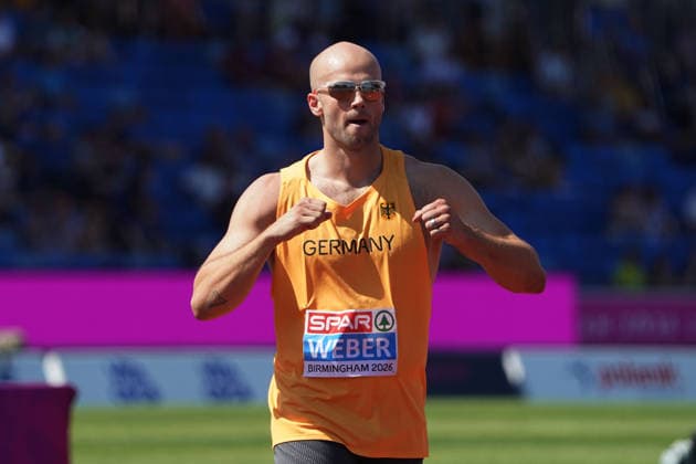 Birmingham, Track and Field, Athletics, EAA, 2026 European Athletics Championships in Birmingham, August 10–17, 2026, Alexander Stadium, Birmingham, United Kingdom, Men’s Javelin Throw, Julian Weber, Germany (GER) Copyright Gladys Chai von der Laage