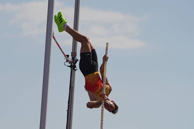 Birmingham, Track and Field, Athletics, EAA, 2026 European Athletics Championships in Birmingham, 10 08 17 08 2026, Alexander Stadium, Birmingham, United Kingdom, Decathlon, 1. Pole Vault: Niklas Kaul, Germany (GER) Copyright Gladys Chai von der Laage