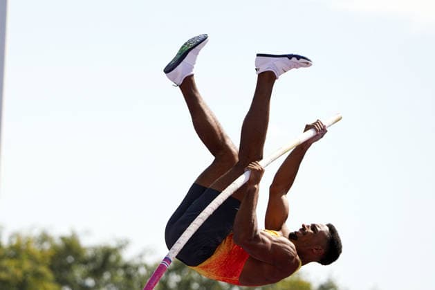 Birmingham, Track and Field, Athletics, EAA, 2026 European Athletics Championships in Birmingham, 10 08 17–08 20 26, Alexander Stadium, Birmingham, United Kingdom, Decathlon, Pole Vault, Leo Neugebauer, Germany (GER) Copyright Gladys Chai von der Laage