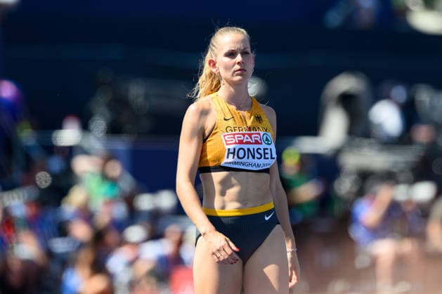 BIRMINGHAM, GREAT BRITAIN - August 13: Christina Honsel (Germany) during the high jump qualification during the European Athletics Championships 2026 at Alexander Stadium in Birmingham, Great Britain (Photo by Sven Beyrich Sports Press Photo) Copyright: xSvenxBeyrich SportsxPressxPhotox Sportspressphoto_SPR205458