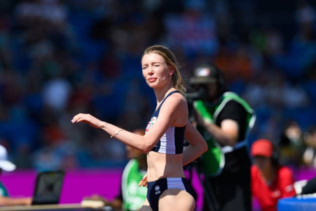 BIRMINGHAM, GREAT BRITAIN - August 13: Elena Kulichenko (Cyprus) during the high jump qualification during the European Athletics Championships 2026 at Alexander Stadium in Birmingham, Great Britain (Photo by Sven Beyrich Sports Press Photo) Copyright: xSvenxBeyrich SportsxPressxPhotox Sportspressphoto_SPR205524