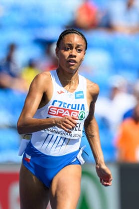 BIRMINGHAM, GREAT BRITAIN - August 13: Lurdes Gloria Manuel (Czech Republic) during the 400 metres semi-final race during the European Athletics Championships 2026 at Alexander Stadium in Birmingham, Great Britain (Photo by Sven Beyrich Sports Press Photo) Copyright: xSvenxBeyrich SportsxPressxPhotox Sportspressphoto_SPR205534