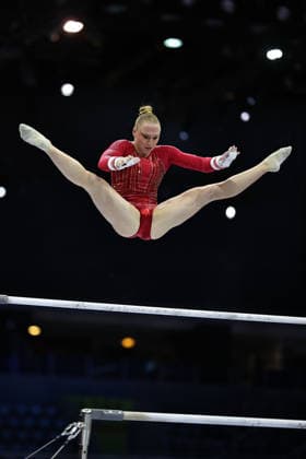 Lisa Vaelen, BEL, during the qualifying round at the 2026 European Championships in Zagreb on August 13, 2026