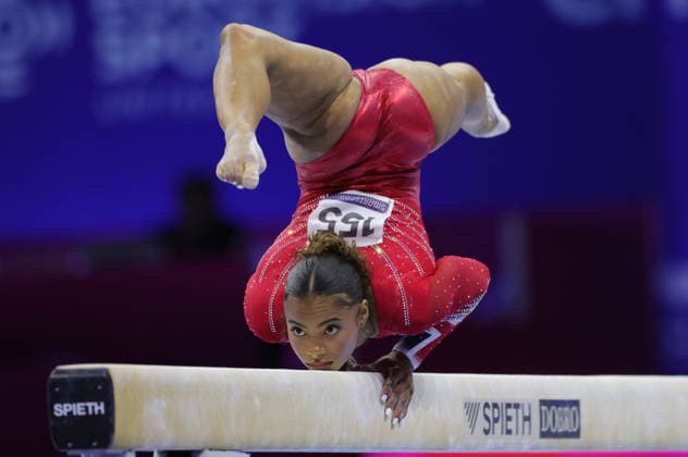 Alia Leat, GBR, during the qualifying round at the 2026 European Championships in Zagreb on August 13, 2026