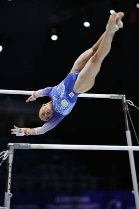 Sanne Wevers, NED, during the qualifying round at the 2026 European Championships in Zagreb on August 13, 2026