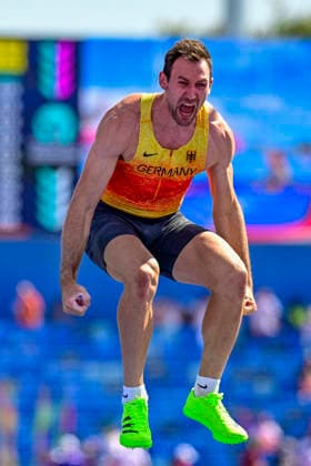 Niklas KAUL, Germany, USC Mainz, Men s 100m Decathlon, GBR, European Athletics Championships, Track and Field, August 13, 2026, GBR, European Athletics Championships, Track and Field, August 13, 2026, Birmingham Copyright: xEibnerxPressefoto JanxPapenfussx EP_JPS