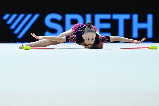 Stiliana Nikolova, Bulgaria, Rhythmic Gymnastics World Championships, Individual Qualification, August 13, 2026, Rhythmic Gymnastics World Championships, Individual Qualification, August 13, 2026, Frankfurt Copyright: xEibner-Pressefoto xHoepnerx EP_PHR