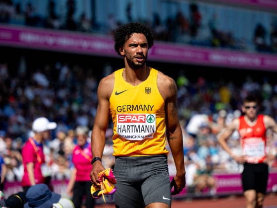 August 13, 2026, GBR, Track and Field, 2026 European Championships, Morning Session, Day 4, Birmingham, Joshua Hartmann (Germany), Men s 200-meter dash, Heats, Alexander Stadium, Birmingham, England, Great Britain Copyright: xNordphoto Memmlerx