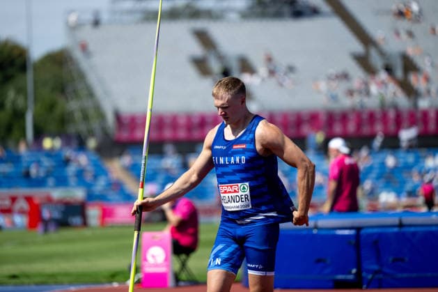 August 13, 2026, GBR, Track and Field, 2026 European Championships, Morning Session, Day 4, Birmingham; Oliver Helander, Finland, Men s Javelin Throw, Qualifying Round, Birmingham Alexander Stadium, England, Great Britain Copyright: xNordphoto Memmlerx