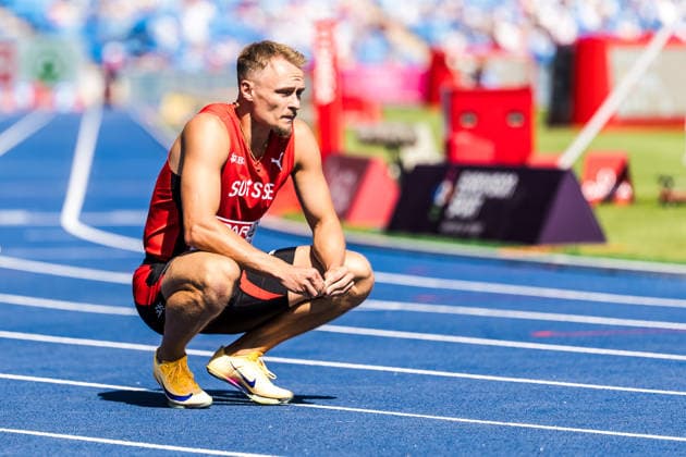 European Athletics Championships, Birmingham, August 13, 2026 BIRMINGHAM, UNITED KINGDOM AUGUST 13 Felix Svensson of Switzerland after the men s 200-meter qualifying round on August 13, 2026, in Birmingham, United Kingdom Copyright: xBEAUTIFULxSPORTS UlfxSchillerx
