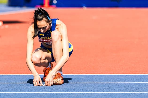 European Athletics Championships, Birmingham, August 13, 2026 BIRMINGHAM, UNITED KINGDOM AUGUST 13 Iryna Gerashchenko (UKR, Ukraine) prepares for the women s high jump qualifying round on August 13, 2026, in Birmingham, United Kingdom Copyright: xBEAUTIFULxSPORTS UlfxSchillerx