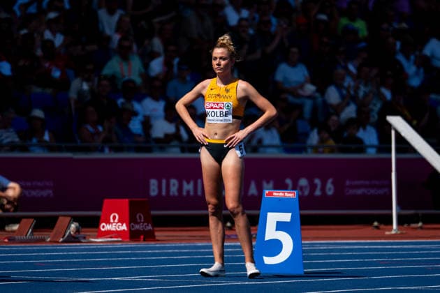 August 13, 2026, GBR, Track and Field, 2026 European Championships, Morning Session, Day 4, Birmingham; Smilla Kolbe, Germany, Women s 800-meter race, Semifinals, Alexander Stadium, Birmingham, England, Great Britain Copyright: xNordphoto Memmlerx