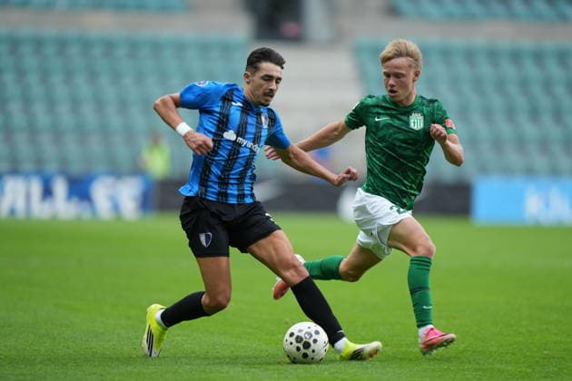 ESP Flora Tallinn vs. Inter Escaldes: Domi Berlanga of Inter in action during the UEFA Conference League Q3 match between Flora Tallinn and Inter Escaldes, played at A Le Coq Arena in Tallinn on August 13, 2026, in Estonian soccer Copyright: xAgenciaxLOFx