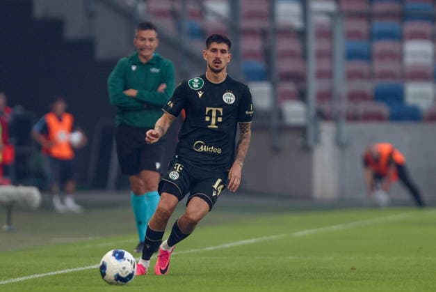 13.08.2026, Zabrze Liga Europy UEFA sezon 2026 27 runda III kwalifikacji, Gornik Zabrze - Ferencvaros Budapeszt - UEFA Europa League football Match season 2026 27 round III qualification Gornik Zabrze - Ferencvaros Budapest Nz. Attila Osvath Fot. Michal Chwieduk Arena Akcji NEWSPIX.PL --- newspix.pl
